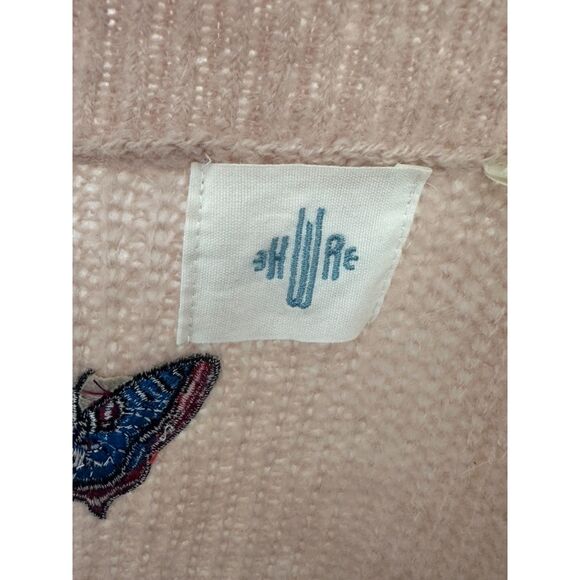 Anthropologie HWR Monogram Winged Patchwork Cardigan Size XS - Picture 10 of 13
